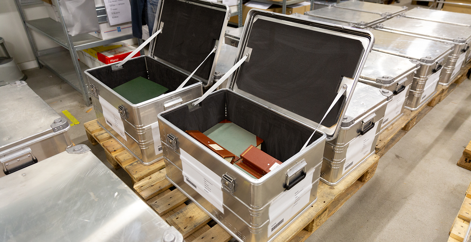 Sicher verpackt für den Transport